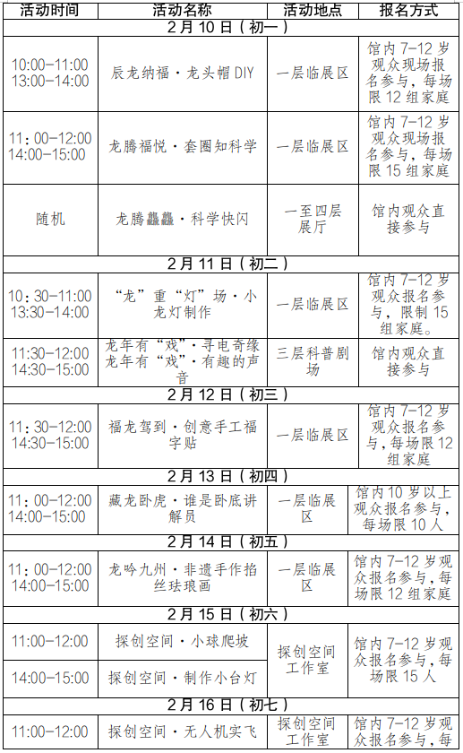 【我们的节日春节】“龙”历新年不lonely！柳州科技馆春节放“龘”招啦！